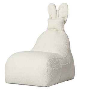 Krémovobiely detský sedací vak Funny Bunny – The Brooklyn Kids