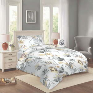 Biele bavlnené obliečky na jednolôžko 140x200 cm Darina – Cotton House