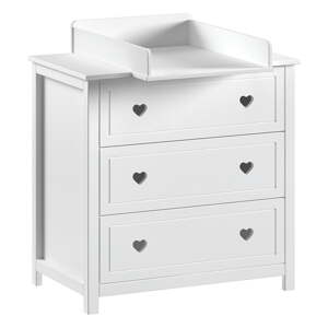 Biela detská komoda 90x103x73 cm Amori – Vipack