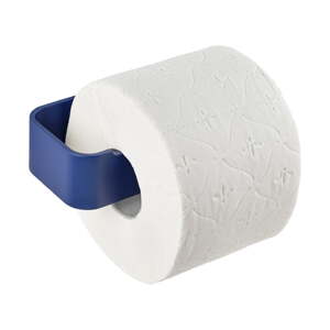Modrý nástenný kovový držiak na toaletný papier Ume – Zone