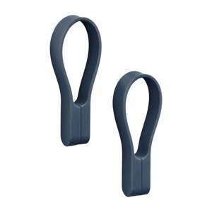 Modré silikónové pútko 2 ks Loop – Zone