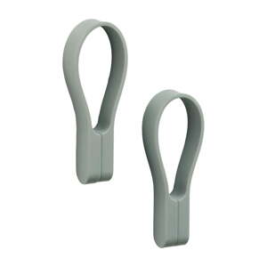 Sivozelené silikónové pútko 2 ks Loop – Zone