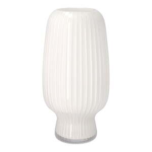 Biela sklenená váza (výška  31,5 cm) Cuneo – Villa Collection