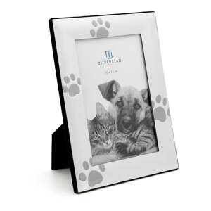 Kovový stojací rámček v striebornej farbe 16x17 cm Paws – Zilverstad