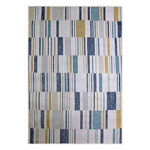 Žltý/modrý vnútorný a vonkajší koberec 160x230 cm Rosco Geo – Flair Rugs