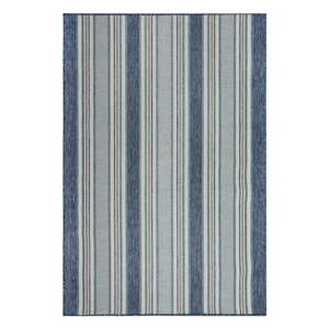 Zelenomodrý vnútorný a vonkajší koberec 200x290 cm Roma Stripe – Flair Rugs