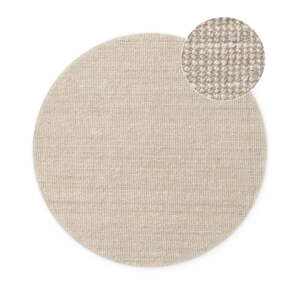 Krémový jutový okrúhly koberec ø 160 cm Bouclé Jaipur – Hanse Home