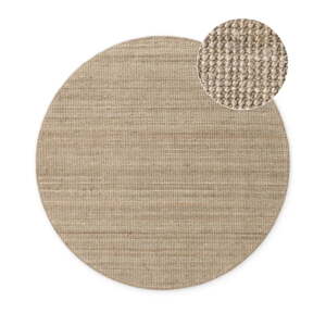 Jutový okrúhly koberec taupe ø 160 cm Bouclé Jaipur – Hanse Home