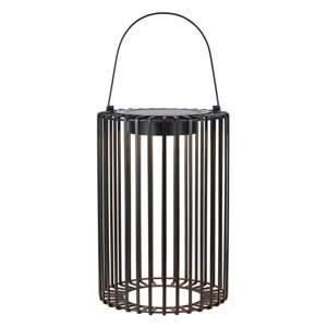 Čierny vonkajší LED lampáš so solárnym panelom/na USB (výška  54 cm) Cavia – Markslöjd