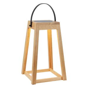 Hnedý vonkajší LED lampáš so solárnym panelom/na USB (výška  54 cm) Nordic – Markslöjd