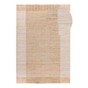 Béžový/krémovobiely koberec 133x190 cm Craft – Universal