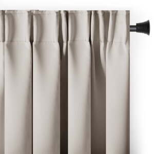 Béžový zatemňovací/termo záves 140x270 cm Pleat – Restilo