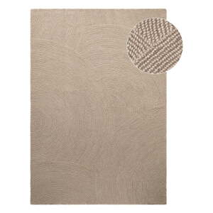 Béžový ručne tkaný vlnený koberec 200x300 cm Eleni Light Beige – Hanse Home