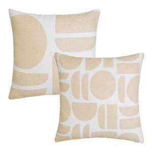 Dekoračné vankúše v súprave 2 ks z materiálu bouclé 45x45 cm Mid Century – Casa Selección