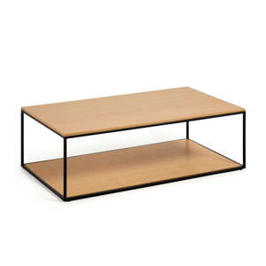 Konferenčný stolík s doskou v dubovom dekore v prírodnej farbe 60x110 cm Yoana – Kave Home