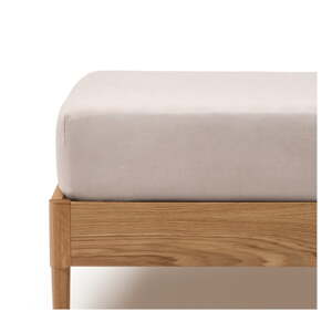 Taupe napínacia bavlnená plachta 180x200 cm Simmel – Kave Home
