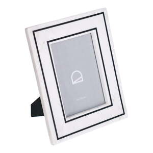 Biely kamenný stojací rámček 20x25 cm Vittoria – Kave Home