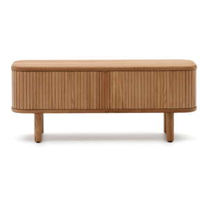 TV stolík v dekore jaseňa v prírodnej farbe 120x50x40 cm Mailen – Kave Home