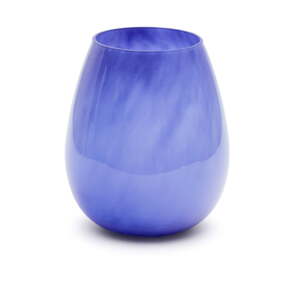 Modrá sklenená váza (výška  26 cm) Kelse – Kave Home