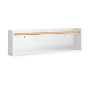 Biela detská polica z bukového dreva 64 cm Shantal – Kave Home