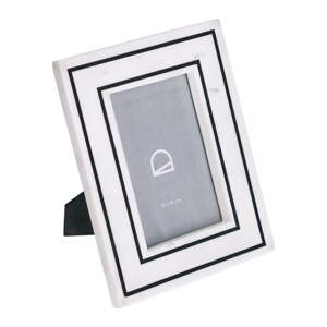 Biely kamenný stojací rámček 18x23 cm Vittoria – Kave Home