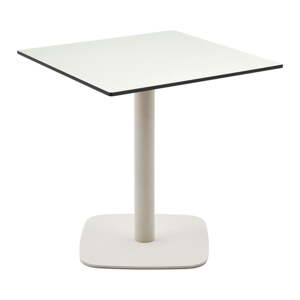Kovový záhradný jedálenský stôl 68x68 cm Dina – Kave Home
