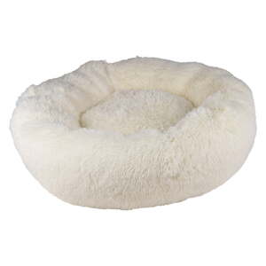 Krémovobiely pelech pre psa ø 75 cm Fluffy – Love Story