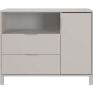 Krémovobiela detská komoda 115x92x54 cm Alkmaar – Germania