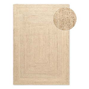 Svetlo prírodný obojstranný/ručne tkaný jutový koberec 60x90 cm Sharmila Natural White – Hanse Home