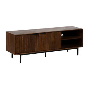 Hnedý TV stolík z mangového dreva 140x50x40 cm Sagara – Ixia