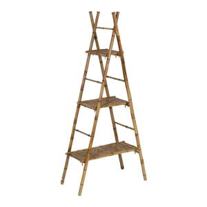 Bambusový regál v prírodnej farbe 78x165x40 cm Manali – Ixia