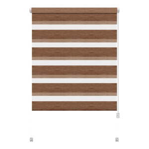 Hnedá roleta deň a noc 57x150 cm Zebra Natur – Gardinia