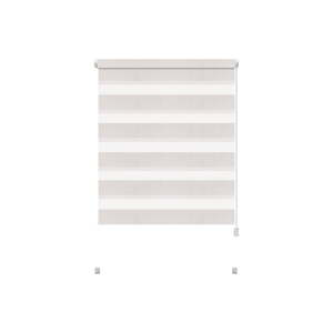 Biela roleta deň a noc 68x215 cm Zebra – Gardinia