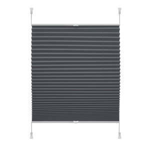 Antracitová roleta 80x150 cm Plisé Verona – Gardinia