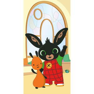 Bavlnená detská osuška 70x140 cm Bing "Hoppity" – Jerry Fabrics