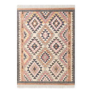 Sivý ručne tkaný jutový koberec 80x150 cm Roya Parsa – Elle Decoration