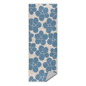 Modrý prateľný behúň 80x200 cm Blue Meadow – Mila Home