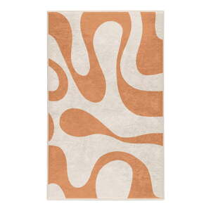 Oranžový prateľný koberec 60x100 cm Caramel Latte – Mila Home