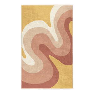 Okrovožltý/staroružový prateľný koberec 60x100 cm Strawberry Creamsicle – Mila Home