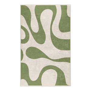 Zelený prateľný koberec 60x100 cm Matcha Latte – Mila Home