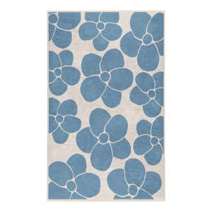 Modrý prateľný koberec 60x100 cm Blue Meadow – Mila Home