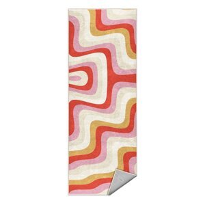 Žltý/ružový prateľný behúň 80x200 cm Creamy Raspberry Swirl – Mila Home