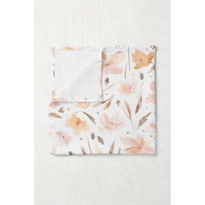 Biela mušelínová detská deka 75x100 cm Spring – Mijolnir