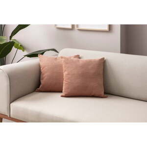 Menčestrové obliečky na vankúše v súprave 2 ks 43x43 cm – Mioli Decor