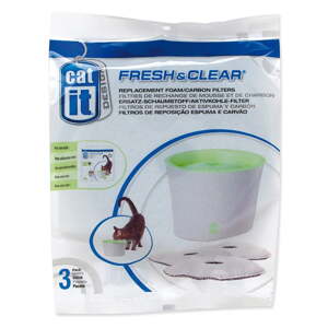 Filtre do vodnej fontány v súprave 3 ks pre mačku Catit Fresh&Clear – Plaček Pet Products