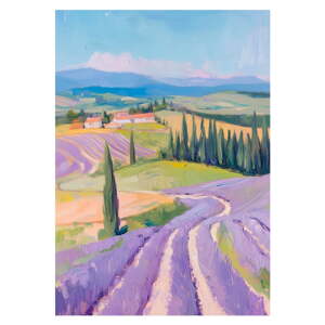 Obraz 70x100 cm Purple Fields – Styler