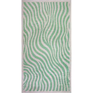 Zelený prateľný koberec 80x150 cm Green Zebra – Vitaus