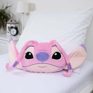 Fleecový detský vankúšik 41x32 cm Lilo and Stitch "Angel Pink" – Jerry Fabrics