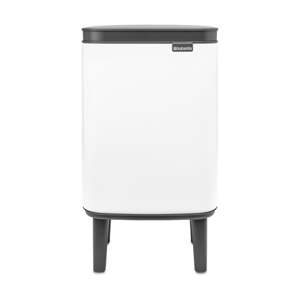 Biely oceľový odpadkový kôš 4 l Bo Hi – Brabantia