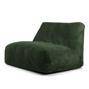 Zelený menčestrový sedací vak Sofa Tube – SLOWDOWN